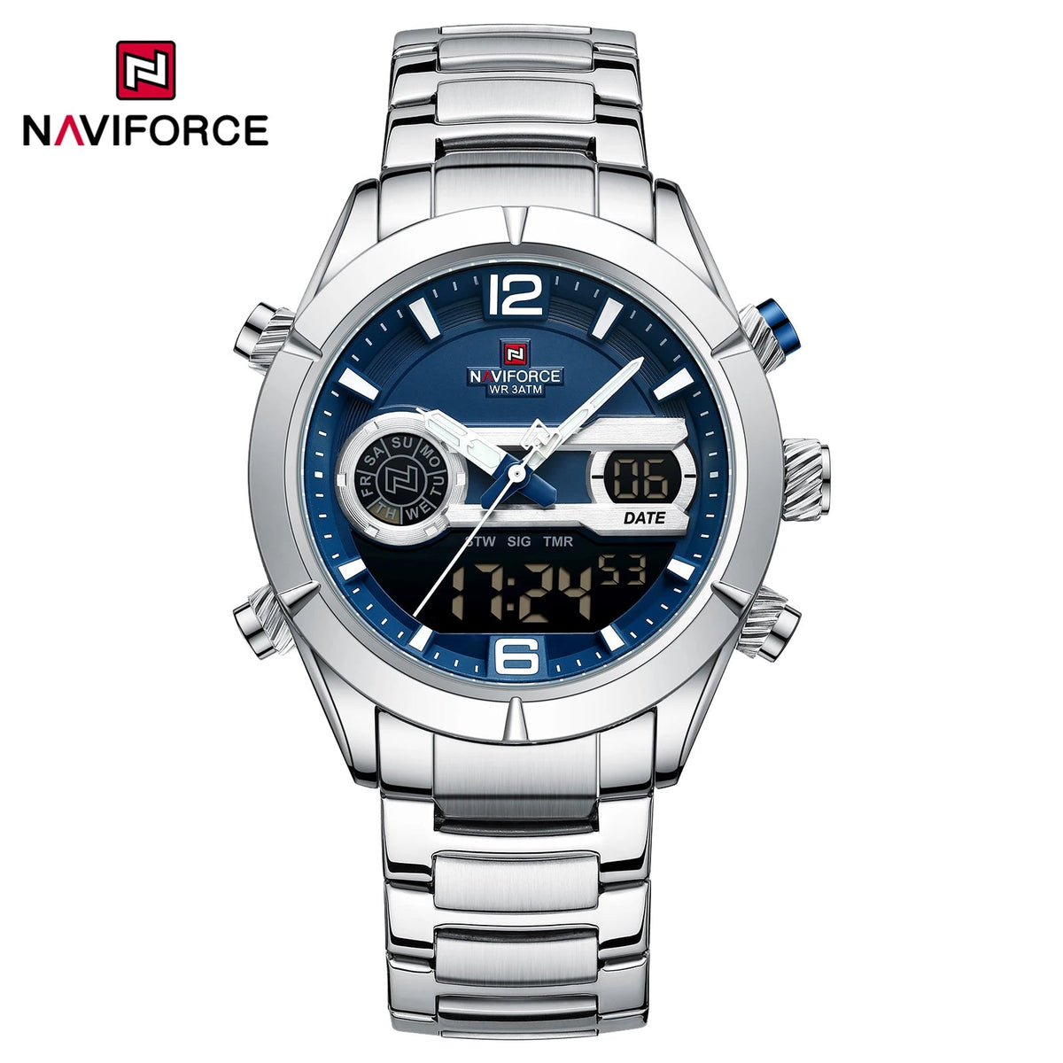 NAVIFORCE 9233 - Elegância clássica. Tecnologia no pulso.