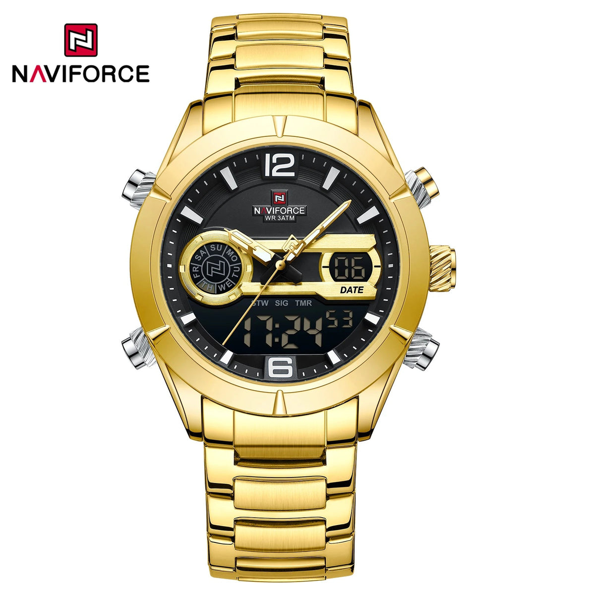 NAVIFORCE 9233 - Elegância clássica. Tecnologia no pulso.