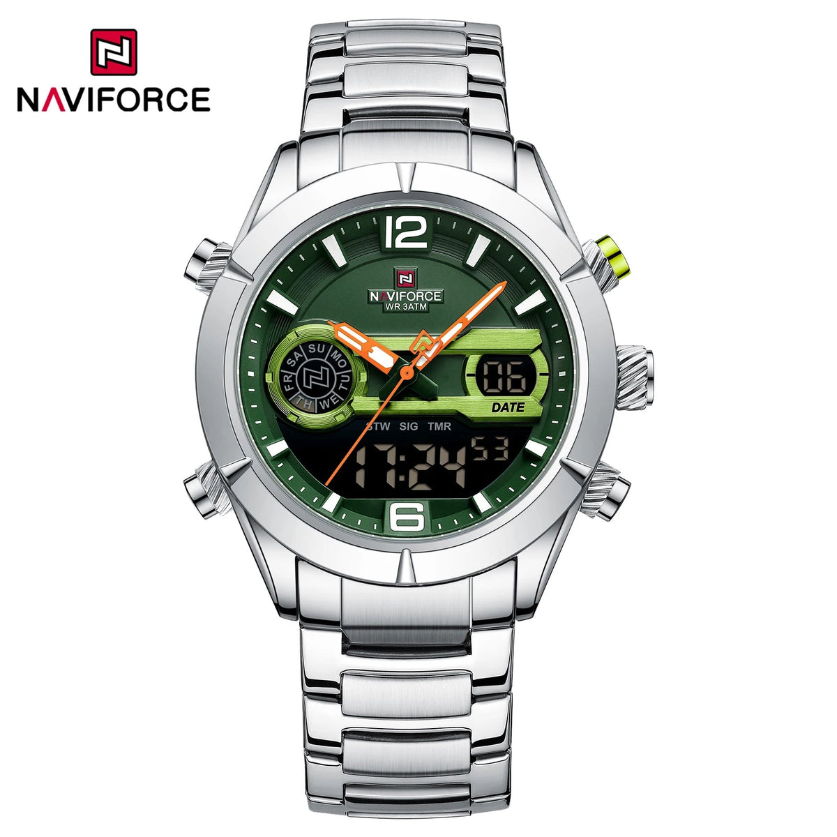 NAVIFORCE 9233 - Elegância clássica. Tecnologia no pulso.
